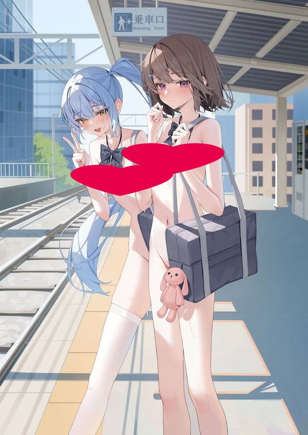 【汉化漫画同人本子下载|VIP】[咲凛玖] 全裸登校漫画 [中国翻訳]